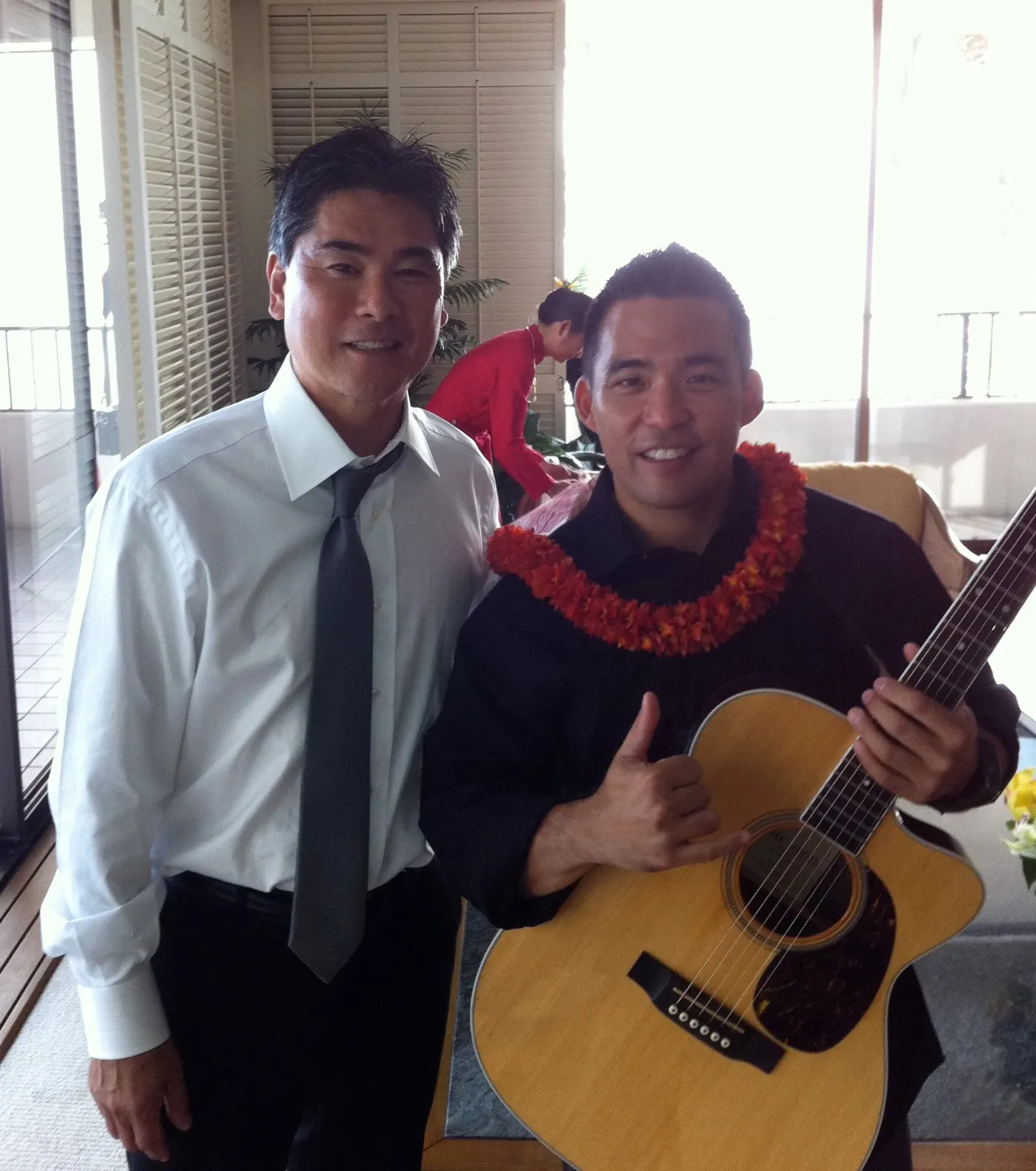 Dayton with Roy Yamaguchi